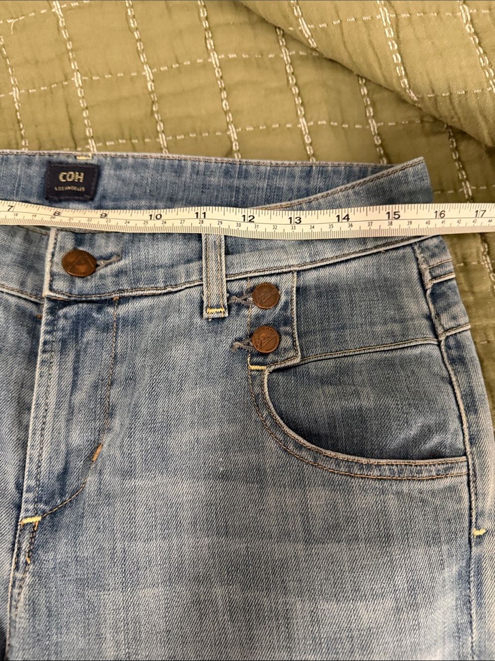 Citizens Of Humanity Hutton Wide Leg Jeans 29 Y2K Made in the USA - Picture 6 of 8
